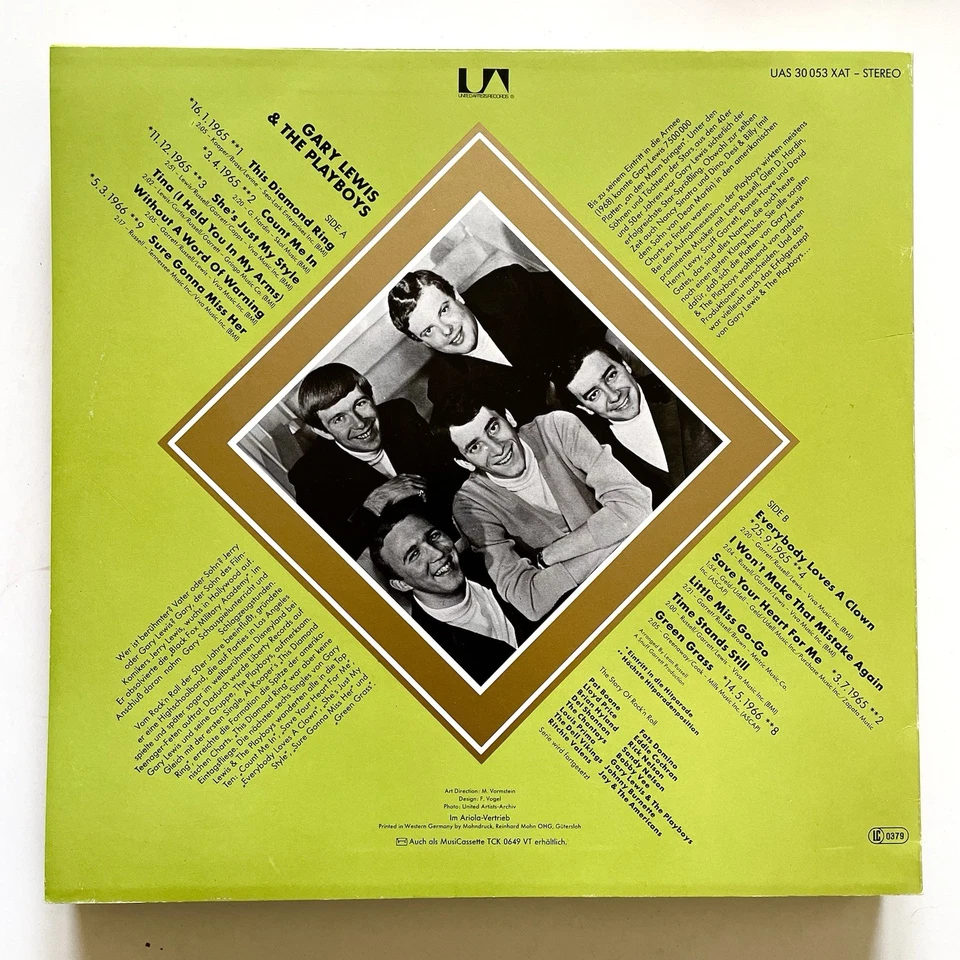 LP SAMMLUNG Rock N Roll Gary Lewis Ricky Nelson Brian Hyland Jay & the Americans - Bild 4 von 4