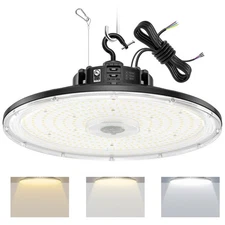 LED High Bay Light 150W/100W/80W Switchable 5000K/4000K/3000K  Warehouse Lamp UL
