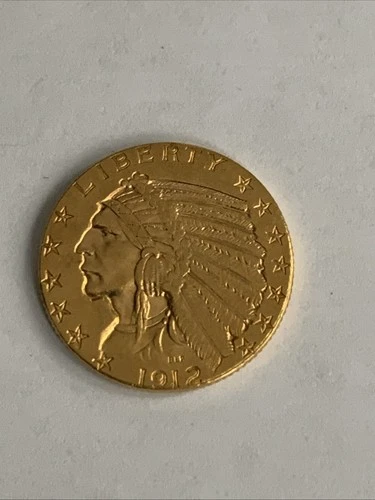 Beautiful 5 Dollar Half Eagle Indian Head Gold Coin AU Free Shipping w Insurance