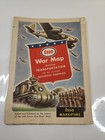 WWII ESSO WAR MAP Featuring Transportation Vintage Original  — photo 1