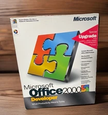Microsoft Office Professional 2000 Premium Developer 4 CDs & Books Rare! + Keys