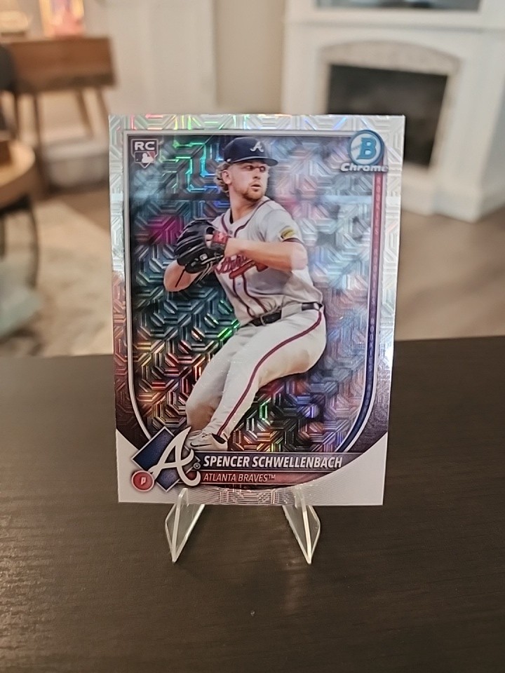 2025 Bowman - Spencer Schwellenbach #78 Chrome Mojo Refractor (RC)