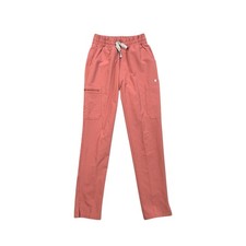 Figs Pants Womens 2XS XXS Mauve Yola Skinny Scrub Technical Drawstring Medical