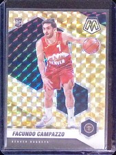 2020-21 Panini Mosaic #237 Facundo Campazzo Mosaic Reactive Yellow