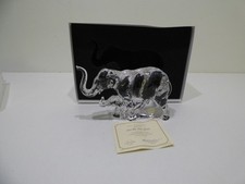 Lenox Lead Crystal Standing Elephant Just The Two Of Us  Germany1993
