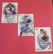 3 Baseball Autographed Cards From Best 1996 w/Travis Welch,Ryan Hancock And Tony