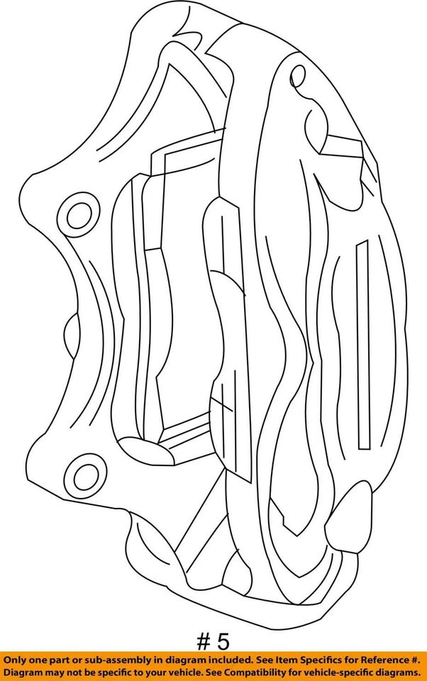 Pinza de freno GM CHEVY SS 2014-2015 92291007 nueva OEM Foto 4 de 4