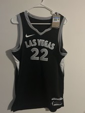 Women’s Aja Wilson Las Vegas Aces #22 Jersey Black Size Medium