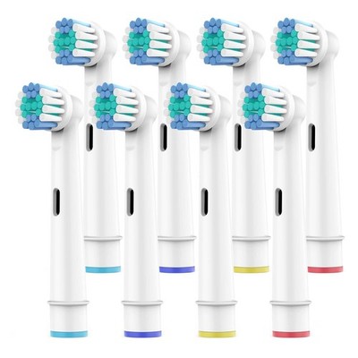 SetSail Toothbrush Heads for Oral B, 8 Pack 1 Count (Pack of 8), White