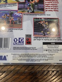 Fighting Vipers Sega Saturn Complete CIB . pre-owned 1996