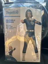 Fantastic Four Sue Storm Invisible Woman Costume Adult Size Medium (8-10)
