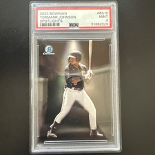 2023 BOWMAN TERMARR JOHNSON SPOTLIGHTS #BS16 PIRATES PSA Mint 9