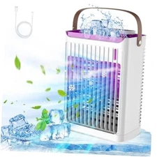 Portable Air Cooler with 5 Speeds & 4 Modes, Evaporative Cooling Fan with 7L 
