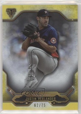 2020 Topps Triple Threads Citrine 62/75 Justin Verlander #35 uk2
