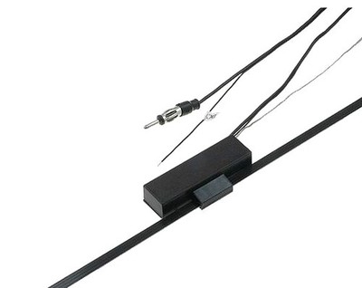 Antenna; automotive,inner; 0.34m; with amplifier; 2m - ANT.NS01 | EU Stock
