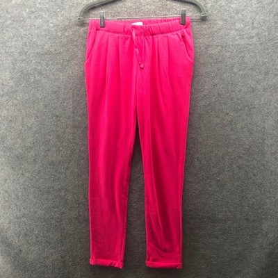 The Childrens Place Girls 10/12 Pink Jogger Pants Lightweight Cotton Barbie