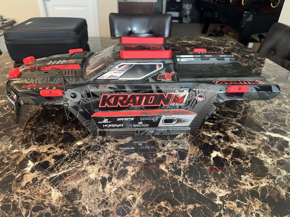 Kraton 8s EXB/Outcast 8s EXB 1/5 Scale Top, Front and Side Skid kit. 8 Piece Set - Image 3 of 4