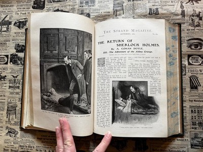 1st Print Sherlock Holmes A Conan Doyle - The Strand Magazine - Vol 28 1904