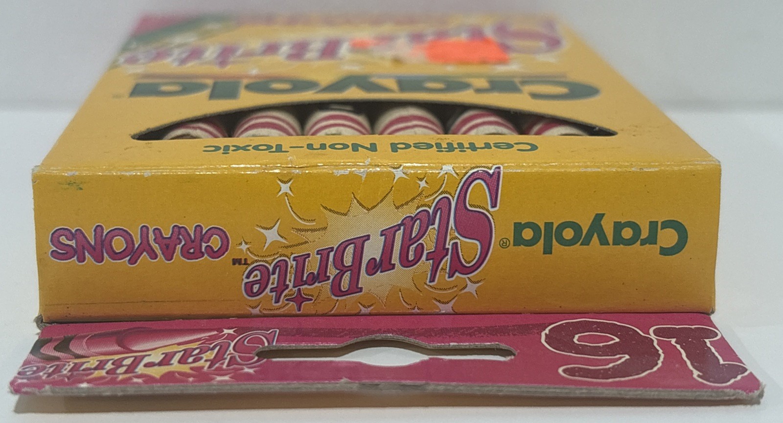 Vintage Crayola Star Brite Crayons 16 Pack 1997 Twinkle & Shine Rare New