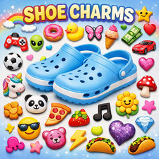 Clog Shoe Charms Boys Girls Womens Mens for Clogs 250 Variations