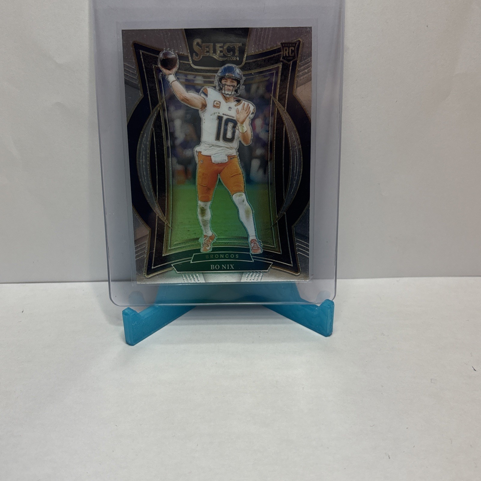 2024 Panini Select - Concourse Bo Nix #30 Silver Prizm (RC)