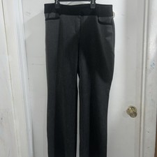 7Th Avenue NY  Co Women  s Size 12 Average Black Dress Pant Stretch Straight Leg
