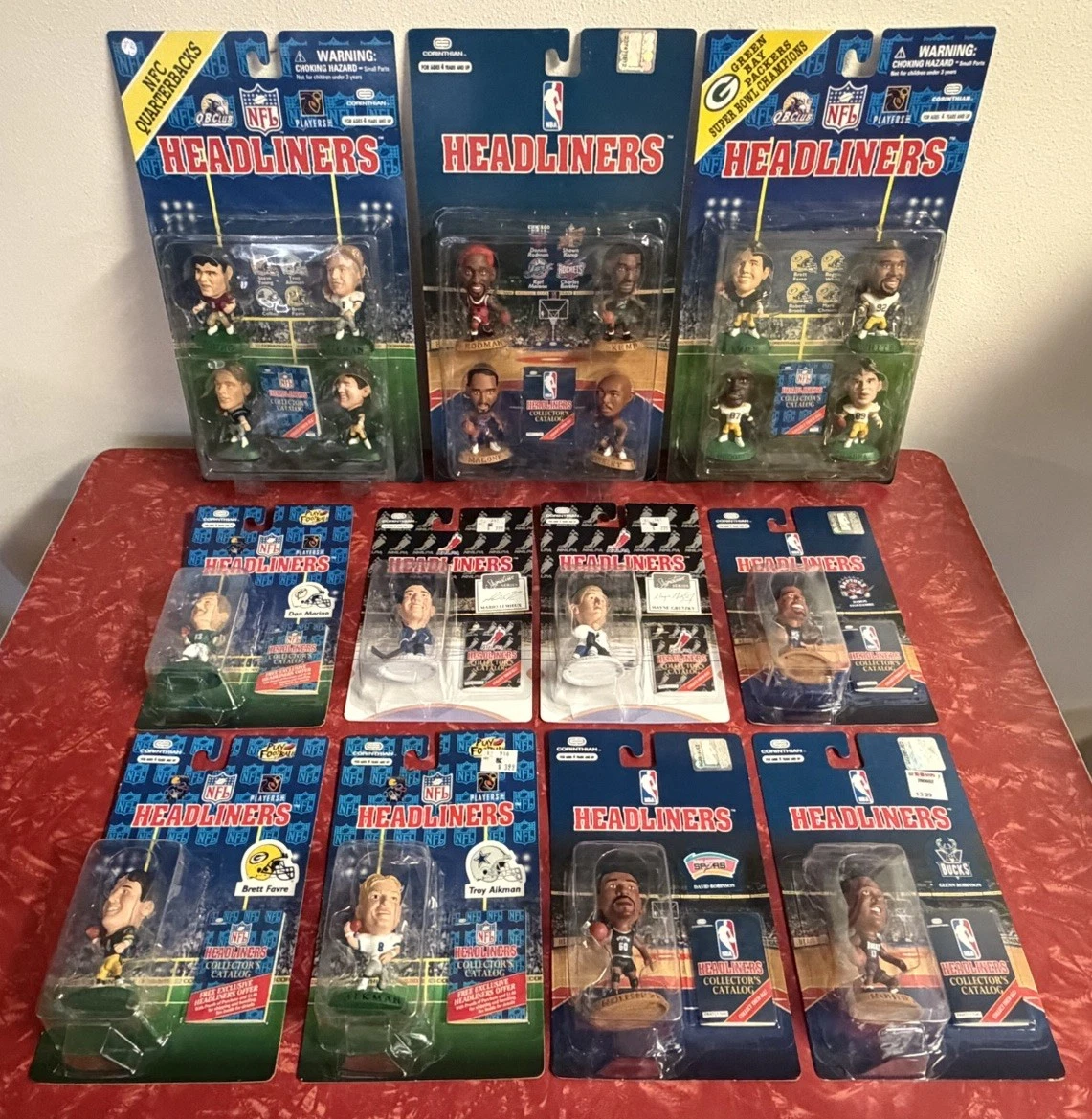Corinthian Sports Action Figures 1996 Year Manufactured for sale