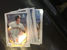 2014 Bowman Draft CDP94 Dylan Davis 10 count all chrome lot San Francisco Giants