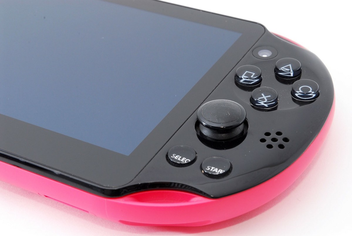 Sony PS Vita Pink Black Slim Playstation PCH-2000 w/ Charger Sony PS Vita Pink Black Slim Playstation PCH-2000 w/ Charger