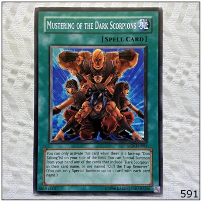 Mustering of the Dark Scorpions - DCR-EN093 - Common Unlimited Yugioh