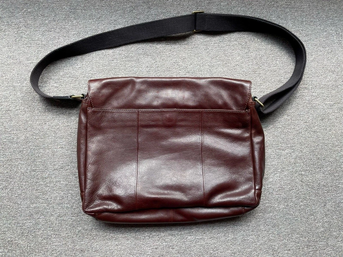 Fossil Defender Messenger Bag Leather Brown