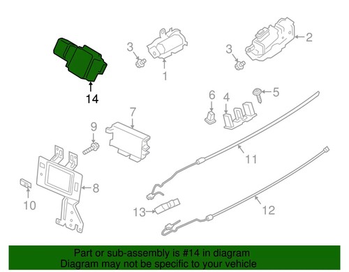 Genuine Ford Rear Camera LL1Z-19G490-B (D4) - Picture 2 of 3