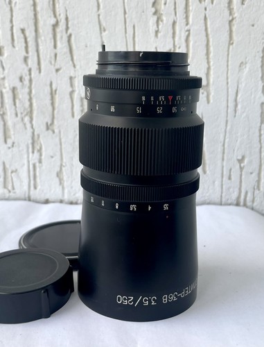 Vintage Jupiter-36B f/3.5 250mm Lens Kiev-88 Salyut-C Kiev-80 Mount Accessories - Picture 12 of 13