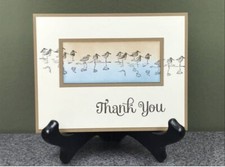 Stampin Up Card Thank You Card Stampin Up Thank You Cards Sandpipers