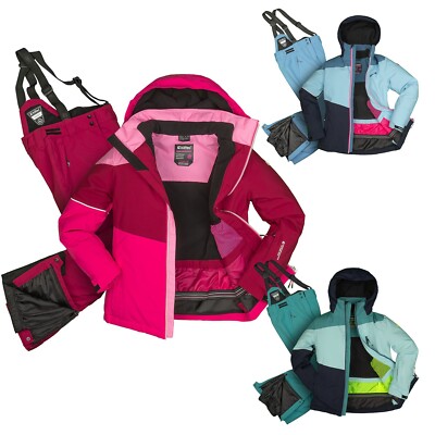 Killtec Kinder Skianzug Mädchen 128-176 wasserdicht Schneeanzug Skijacke + Hose