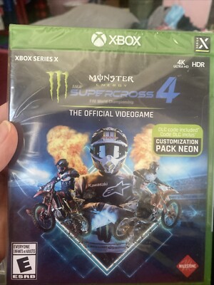 Monster Energy Supercross 4 - Microsoft Xbox One / Series X NEW