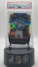 2021 Select Trevor Lawrence Rookie Die-Cut Black Gold Prizm RC #43 (PSA 9)
