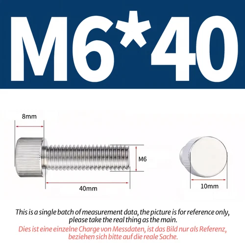 M2 M3 M4 M5 M6 M8 Rändelschraube Schrauben V2A Edelstahl Schraube für PC Gehäuse - Bild 60 von 155