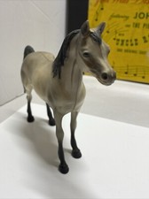 Vintage Hartland Plastics Small Mare Gray Horse Hard Plastic RARE HARTLAND HORSE