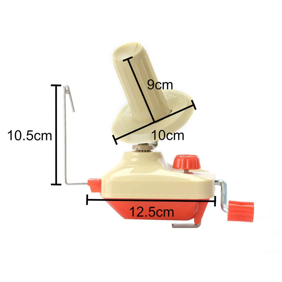 Manual Knitting Roll String Yarn Fiber Wool Thread Ball Winder Holder Machine UK - Image 3 of 4