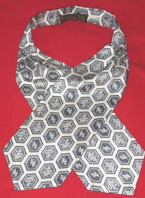 Vintage Tootal Krawatte Schal Rüstung Schild Dapper Mod Indie Goodwood Ascot Retro