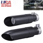 2X Shorty GP Exhaust Slip on Pipe For Indian Scout Sixty Rogue Bobber 2015-2025