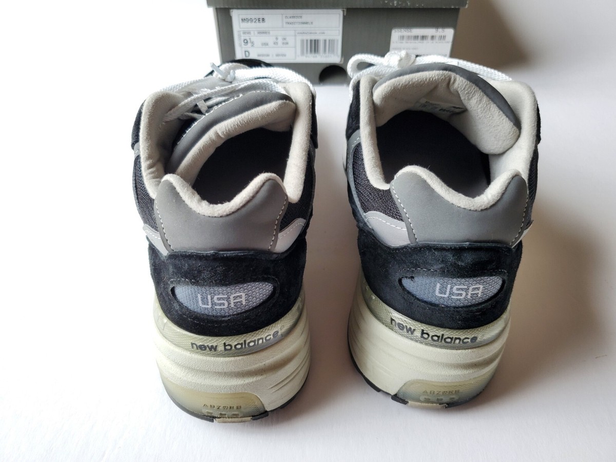 Size 9.5 - New Balance 992 Black - M992EB | eBay Size 9.5 - New Balance 992 Black - M992EB | eBay