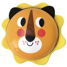 Hochet maracas Lion en bois laqué - Vilac 7767