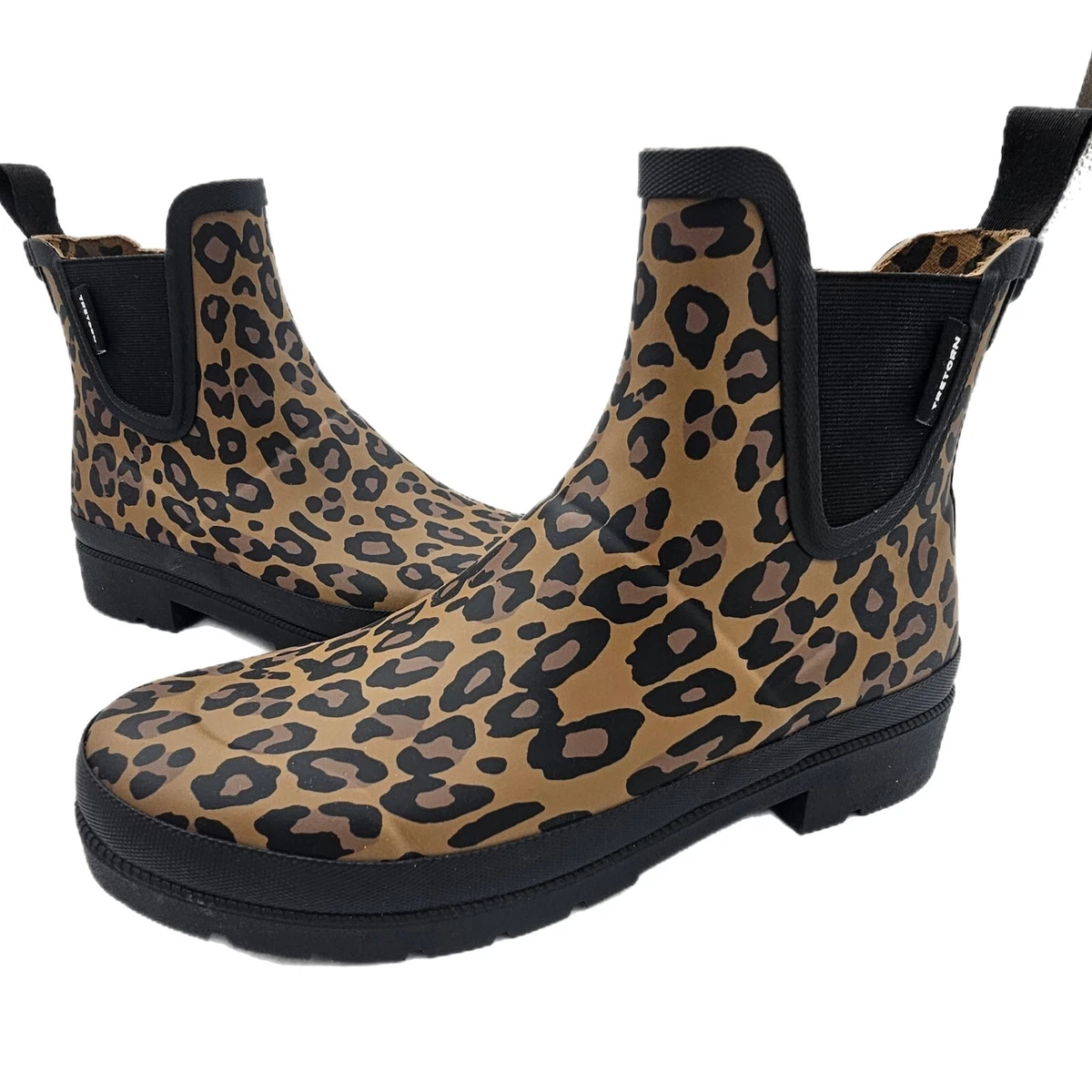 Tretorn leopard hotsell rain boots