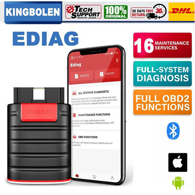 2026 KINGBOLEN Ediag Profi KFZ Diagnosegerät OBD2 Scanner Fehler Auslesegerät DE