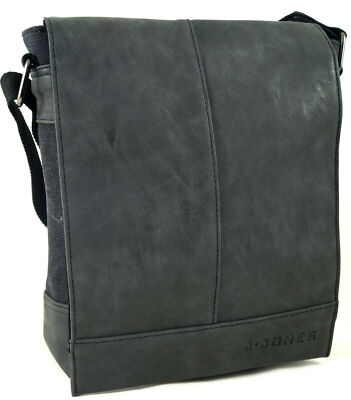 Umhängetasche Messenger Bag Cross-Over Herren Damen Tasche Schwarz