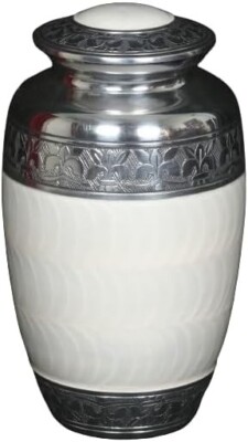 Aluminum Urns Funeral  Memorial Human Ashes Urn 220 cubic'' Capacity Cremation