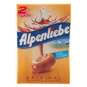 Alpenliebe Candy | Original Sugarfree | 3,4 Oz /98 Gr | Alpenliebe Caramel Candy