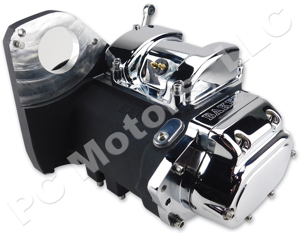 BAKER OD6 OVERDRIVE SIX SPEED LSD EVO SOFTAIL BLACK HARLEY